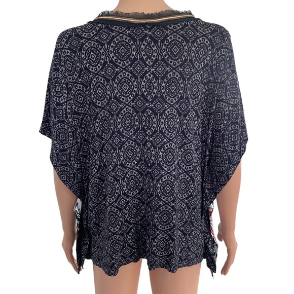 Desigual Women's Bobbie Short Sleeve T-Shirt Poncho Style - Picture 8 of 14